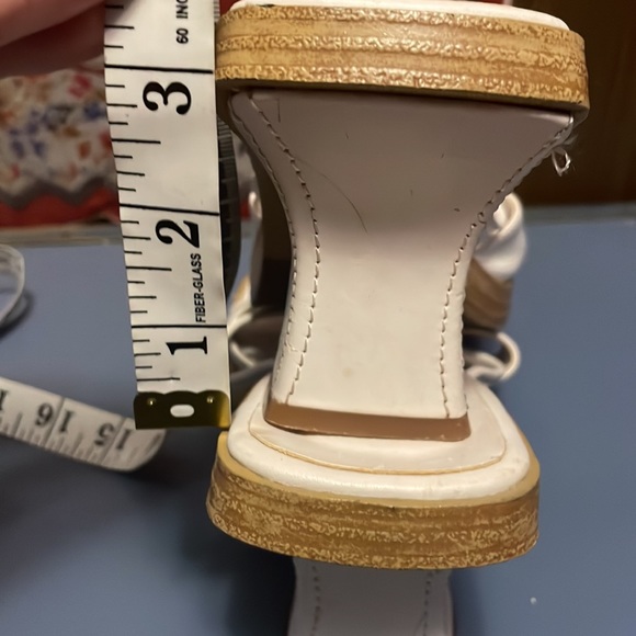 Y2K Square Toe Thong Block Heel Sandals - Picture 6 of 6